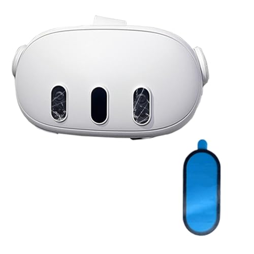Image of New VR Headset Front Camera Lens Glass Replacement for Oculus Meta Quest 3 with Double-Sided Tape Leave no Fingerprints High Definition Accessory Not Tempered Glass (1 PCS)