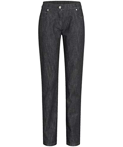 GREIFF Größe 50 Corporate Wear Casual Damen Jeans Hose Regular Fit Schwarz Black Denim Modell 13776 6909