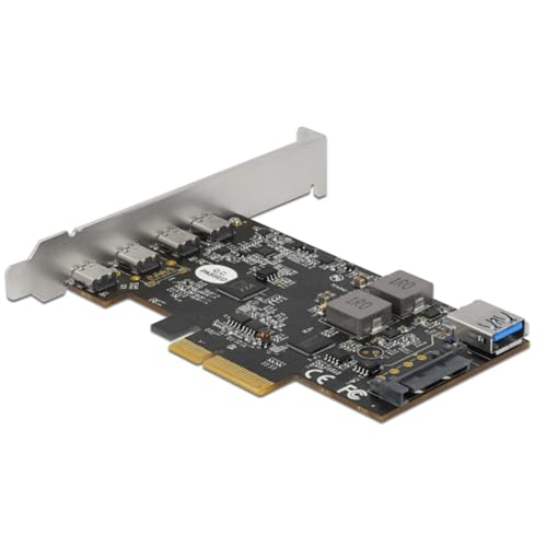 Carte PCI Express x4 Delock connecte vos périphériques USB Type-C en un geste