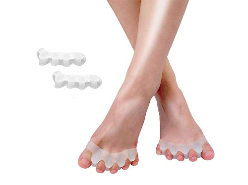 Greatwill Toe Separators and Toe Streightener for Relaxing Toes, Bunion Relief, Hammer Toe
