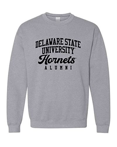 CreateMyTee | Delaware State University Alumni Crewneck Sweatshirt