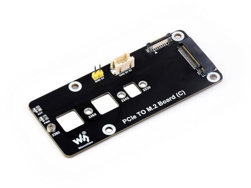 Adaptador PCIe a M.2 para Raspberry Pi 5 con soporte NVMe SSD 2280 y modos Gen2 Gen3