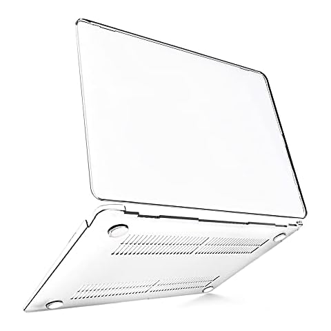 B BELK Compatible with MacBook Air 13 Inch Case 2022 2021, MacBook Air Case 2020 2019 2018 A2337 M1 A2179 A1932 with Touch ID Retina Display, Laptop Plastic Hard Case + 2 Protectors, Crystal Clear Cover