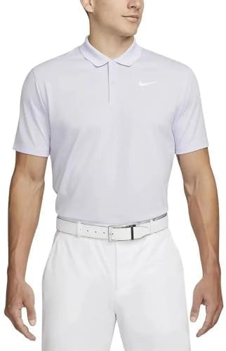 Nike Men's Dri-fit Victory Polo (X-Large, Oxygen Purple/White)