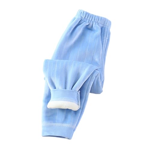 Toddler Girls Cotton Leggings Soft Elastic Waistband Leggings Full Length Fleece Pants Warm Stretchy Tights Pants
