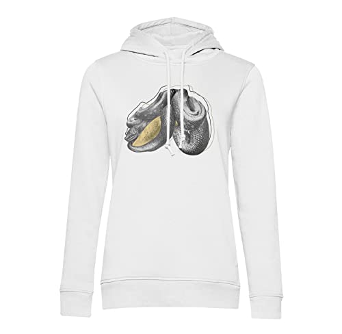 Sweat python tapis sweat-shirt à capuche serpent look minimaliste biologie