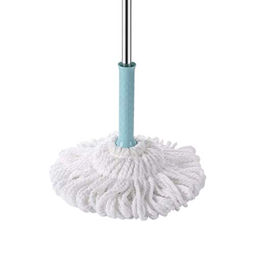 Fregona de microfibra para lavar a mano, fregona de limpieza de suelos, trapeador perezoso de acero inoxidable para el hogar (color: rosso) (rosa) (blanco)
