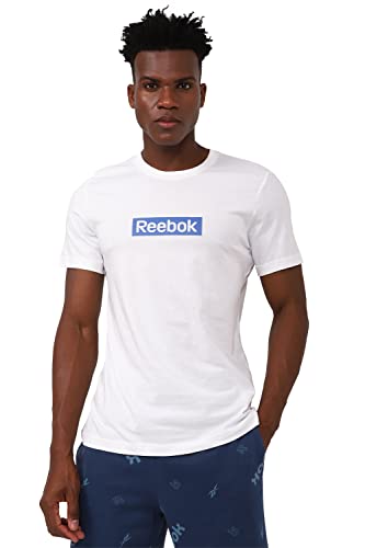 Image of Reebok Men's Printed Slim Fit T-Shirt