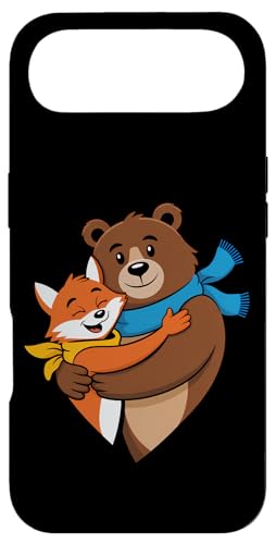 Cool Best Friends Meme Friendship Fox Bear �����Y ���f�B�[�X �L�b�Y �X�}�z�P�[�X iPhone Air �p