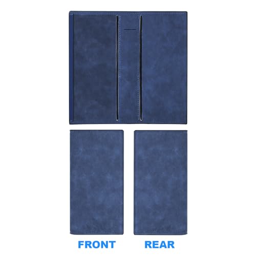 Image of CASMONAL Checkbook Cover for Women & Men, PU Leather Wallet RFID Blocking