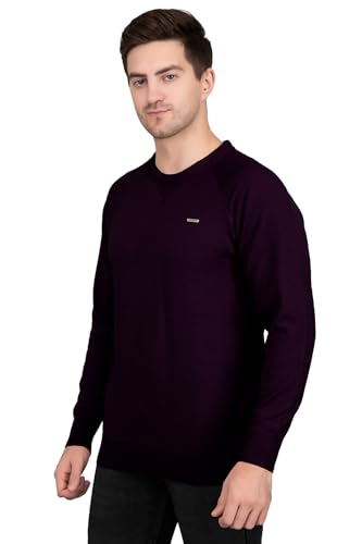 Image of GODFREY Round Neck Full Sleeve Woolen Sweater for Man Winter Wear - Regular Fit Pullover