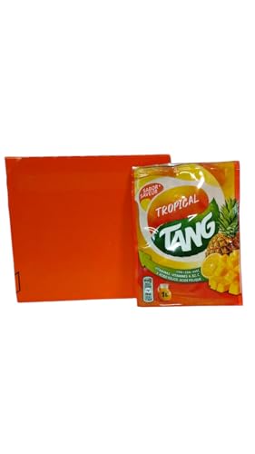 TANG TROPICAL - REFRESCO EN POLVO SABOR TROPICAL - TANG - CAJA DE 15 SOBRES DE 30 GRAMOS CADA SOBRE