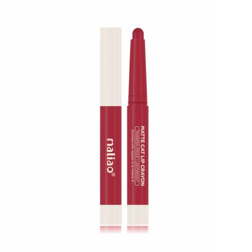 Image of Maliao Matte Cat Lip Crayon: Transfer-Proof & Lightweight (15-SEXY RED)