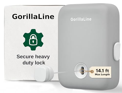 GorillaLine - Retractable Clothesline Indoor Outdoor...