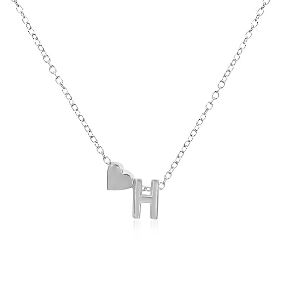 BEAUTIFUL ALPHABETS NECKLACE; NAME INITIAL CHAIN PENDANT FOR WOMEN N GIRLS-image-10