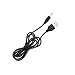 JZK USB auf 3.5 mm 5V Hohlstecker DC Stromkabel, Ersatz-Ladekabel für Foreo Luna, Ladekabel für elektrische Zahnbürste, passend für 3.5 mm x 1.35 mm Spitze