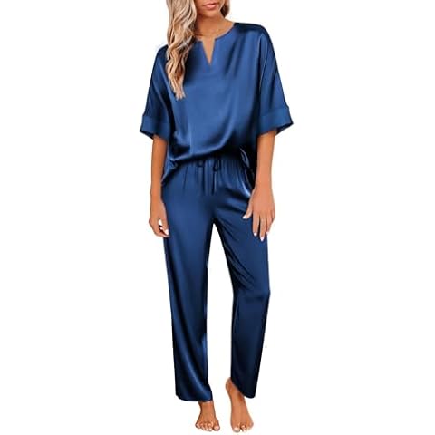 Ensemble Pyjama Femme Ekouaer Satin Cover