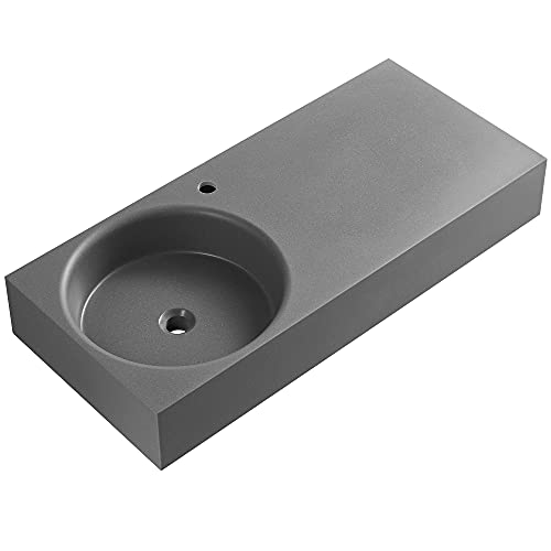 Serene Valley Bathroom Sink, Wall-Mount or On Countertop, 40" with