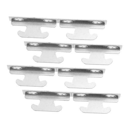 STOBAZA 1 Set Adjustable Heavy Duty Curtain Rod Brackets Metal Wall Mount Holders for Vertical Blinds and Window Treatments for Home and Office Use Set