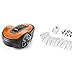 Flymo EasiLife 150 GO Robotic Lawn Mower - Cuts Up to 150 sq m, Ultra Quiet Mowing & FLY072 x9 1200R Robotic Metal Blades - 595286601