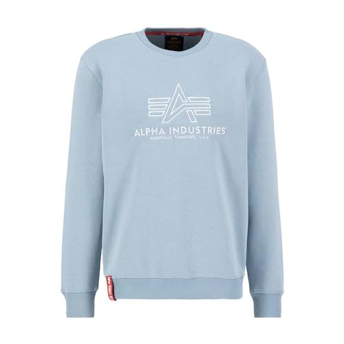 Sweatshirt ALPHA INDUSTRIES sweater homme pull coton brodé manches longues vêtement