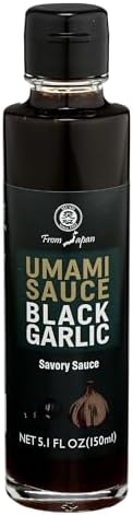 Muso From Japan - Black Garlic Umami Sauce - Rich Flavor, Vegan and Gluten-Free - 5.1 Oz
