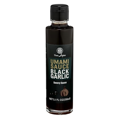 Muso From Japan - Black Garlic Umami Sauce - Rich Flavor, Vegan and Gluten-Free - 5.1 Oz