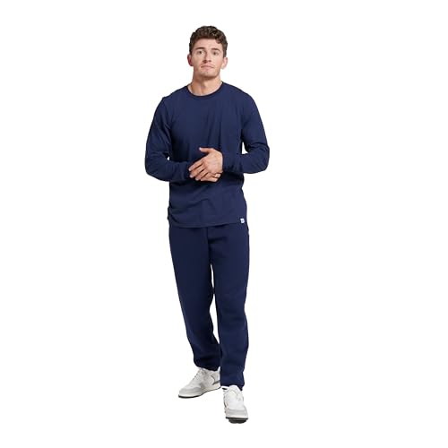 Image of Russell Athletic Men's Basic Cotton Long-Sleeve T-Shirt
