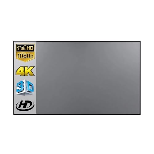 Pantalla de proyector simple 16:9 anti luz 60 pulgadas