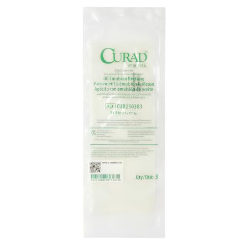 CURAD Sterile Non-Adherent Oil Emulsion Gauze Dressing, 3" x 8", Pack de 648 miniatura 5