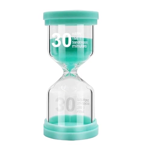 Image of Sand Timer 30 Minute, Sand Clock, Hour Glass Sand Timer Sand Clock Sandtimer Classroom Games Home Kitchen Officesand Clock Timer for Room Hourglass
