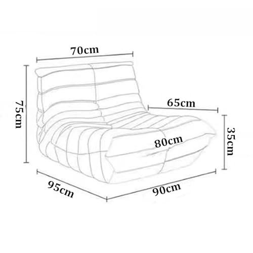Puf para silla de chimenea y sofa ergonomico para dormitorio con asiento comodo 3