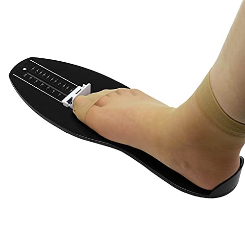 Foot Measurement Device Adult Foot Gauge Household Feet Measure Foot Length Width Shoes Size Measuring Ruler Calculator Shoe Sizer Measuring Devices (Color : Blue, Size : Talla Única) #TOP3