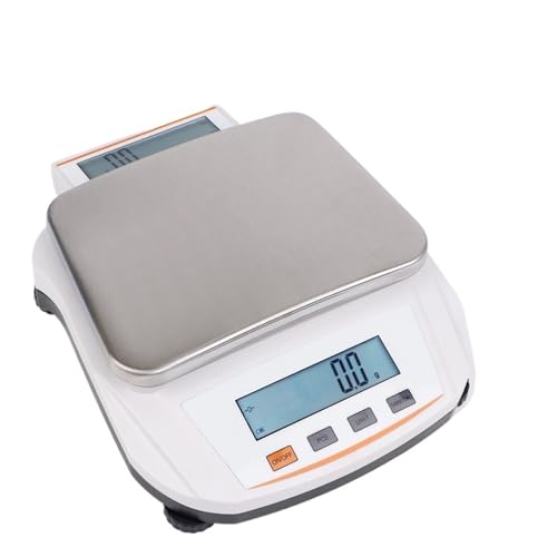 デュアルディスプレイラボスケール電子天秤0.1g、高精度分析天秤1kg 3kg 5kg計量スケール 学校 宝石店(3kg 0.1g)