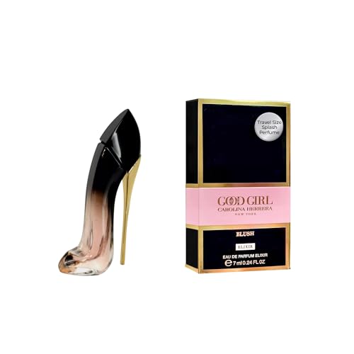 Carolina Herrera Good Girl Blush Elixir Perfume for Women – Mini EDP Splash, 0.24 Ounce
