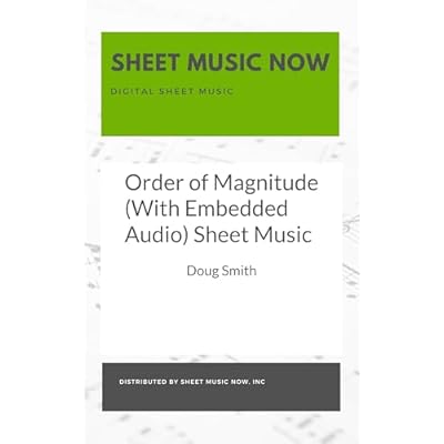 Order of Magnitude (With Embedded Audio) Sheet Music