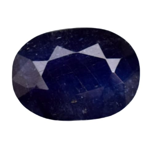 Saphir bleu naturel authentique pour remplacer une pierre perdue sur bague ou collier