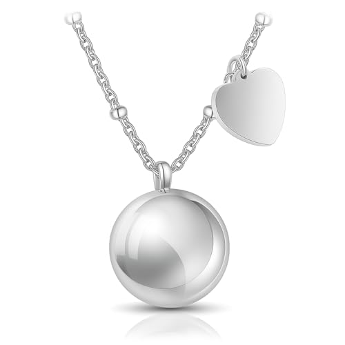 SAGA GIOIELLI - Collar de ángeles para embarazos largos con colgante de recuerdo, ideas de regalos para mujeres embarazadas como amuleto de suerte, caja de regalo