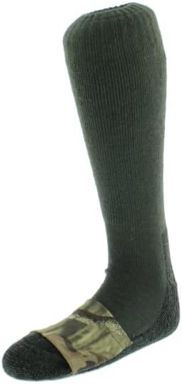 Miniatura 5 de Heat Factory Calcetines a media pantorrilla con bolsillos calentadores de calor para pies, roble musgosooliva