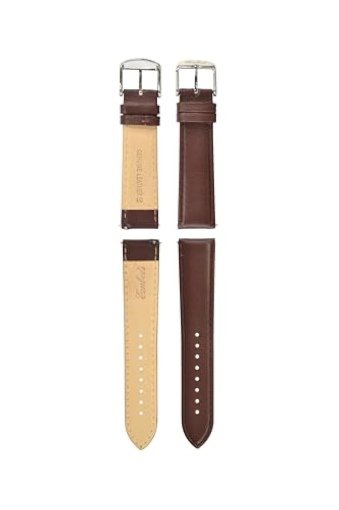 Genuine Leather Watch Strap 20mm with SS Buckle