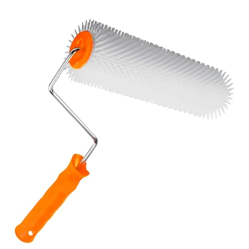 Entlüftungswalze Stachelwalze Nagelwalze Stachelwalze - Entlüftungsroller Stachellänge 11mm Geeignet Zum Entfernen Von Luft und Blasen Aus Bodenbeschichtungen