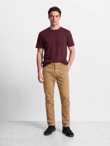 Image of THE INDIAN GARAGE CO Men Slim Fit Solid Mid-Rise Jeans