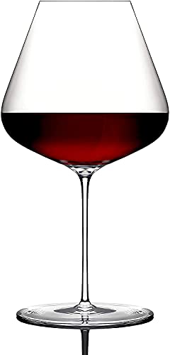 Palatina Werkstatt Zalto Denk'Art 2 er Set Burgunder Glas im Geschenkkarton | mundgeblasenes Weinglas | spülmaschinenfest + speziellem Gläserpoliertuch