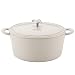 Ayesha Curry 47432 Cast Iron Dutch Oven 6 quart French Vanilla