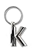 IF Metal Letter Keyring Personalised Alphabet Letters - Silver - K Schlüsselanhänger 7 Centimeters Silber (Silver) SS im günstig Kaufen-IF Metal Letter Keyring Personalised Alphabet Letters - Silver - K Schlüsselanhänger 7 Centimeters Silber (Silver)