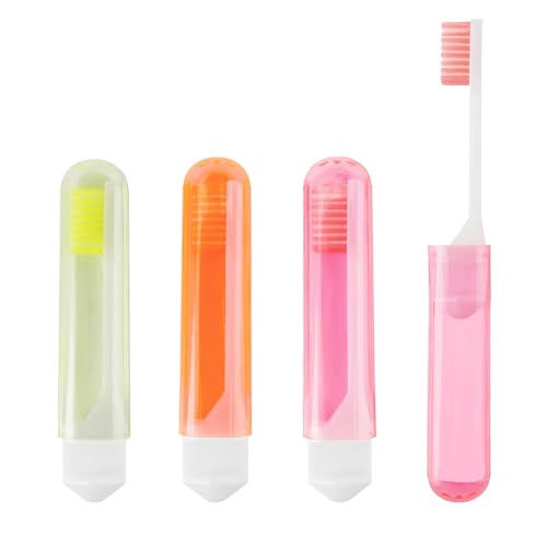 Cepillo Dientes Viaje,Cepillo De Dientes Viaje,Kit Cepillo Dientes Viaje,3 Piezas Cepillo De Dientes De Viaje,Cepillo Dientes Plegable,Mini Travel Toothbrush,Travel Tooth Brush,Folding Toothbrush