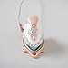 Missouri Star Quilt Co Mini Smart Iron | Peach with Floral Print, Compact & Travel-Friendly, iTouch Technology, Precision Pressing for Quilting & Sewing