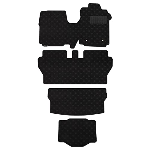 Hotfield ダイハツ 互換品 互換品 ウェイク WAKE LA700S LA710S フロアマット+トランクマット ラゲッジマット+ボックスマット 形状03 FF車(LA700S)/イージーケアフロア有り/フロントマット一体形状 STDブラック