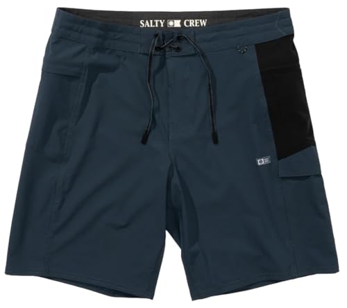 Salty Crew Men's Flagship Boatshorts Quick-Dry, Stretch Fabric, Utility Fishing Shorts