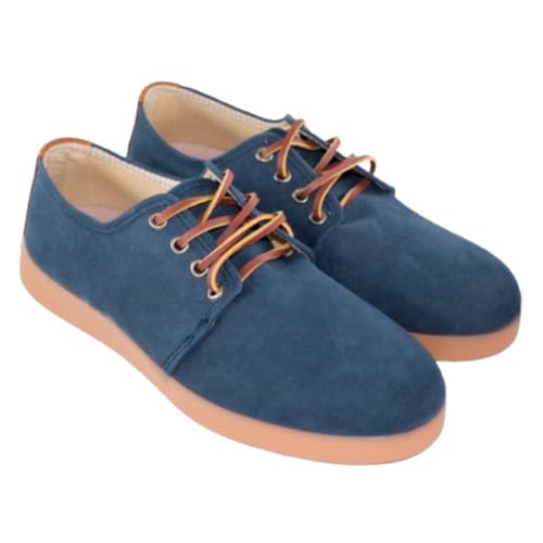 Nakloe - Nauticos Hombre - Zapatos ecologicos Comodos y Elegantes - Alpargatas (Petroleo, Sistema Tallas Calzado EU, Adulto, Hombre, Números, Mediano, 42)